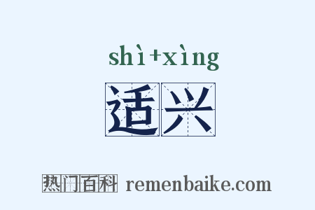 适兴是什么意思的图片